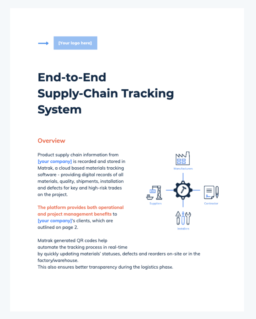 Material tracking system 